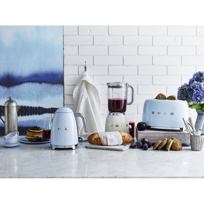 Smeg 50's Style Toaster TSF01PBEU Pastel Blue