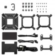 DeepCool Spartacus 360 Processor Liquid cooling kit 12 cm Black