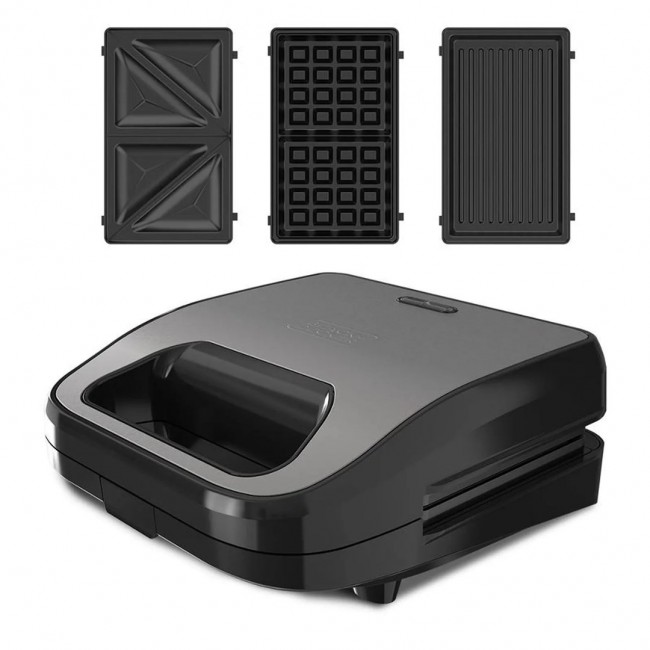 Black+Decker BXSA754E Toaster with 3 interchangeable plates