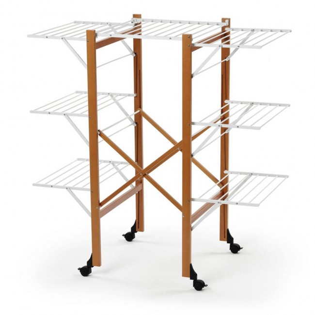 ARREDAMENTI AQUILONE Drying rack - 132 x 67 cm, Brown
