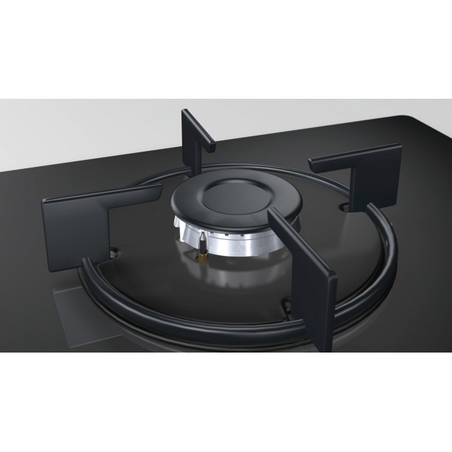 Siemens EO6B6PB10 hob Black Built-in Gas 4 zone(s)