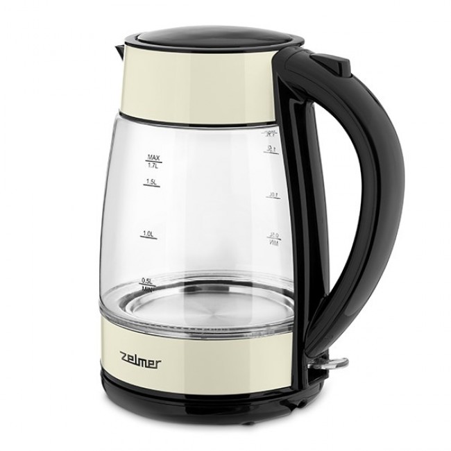 Zelmer ZCK8011I electric kettle 1.7 L 2200 W Black, Yellow