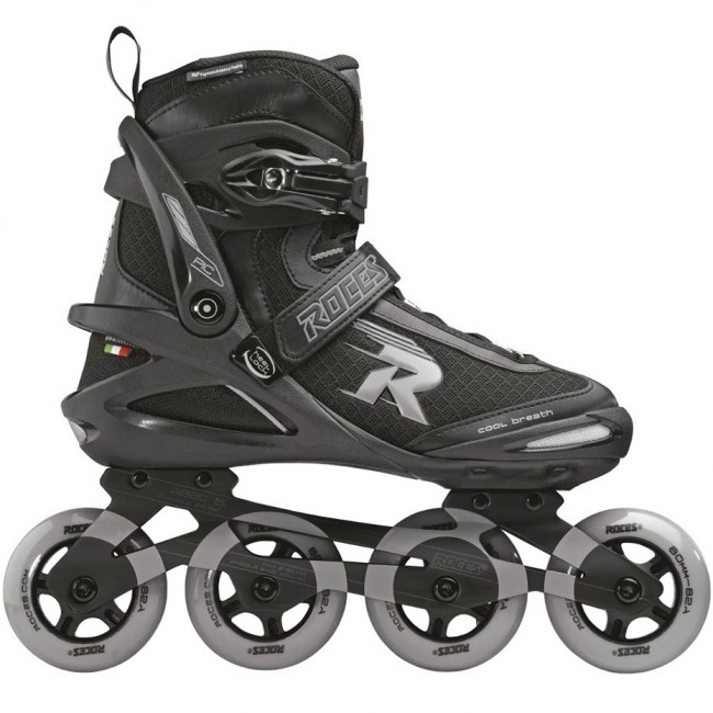 Roces Pic Tif Skates Men's Black-Grey Inline Skates 400851 01 44 Roces Pic Tif Skates Men's Black-Grey Inline Skates 400851 01 44