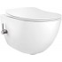 Toilet with bidet function - with mixer tap