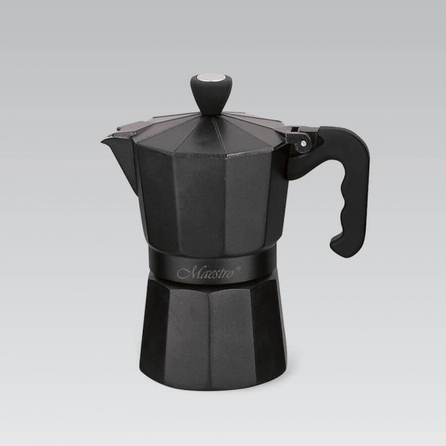 Maestro 3 cup coffee machine MR-1666-3-BLACK black Maestro 3 cup coffee machine MR-1666-3-BLACK black
