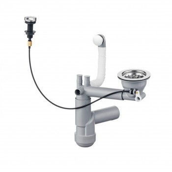 Siphon for 1-bowl granite sink - Space-Saver