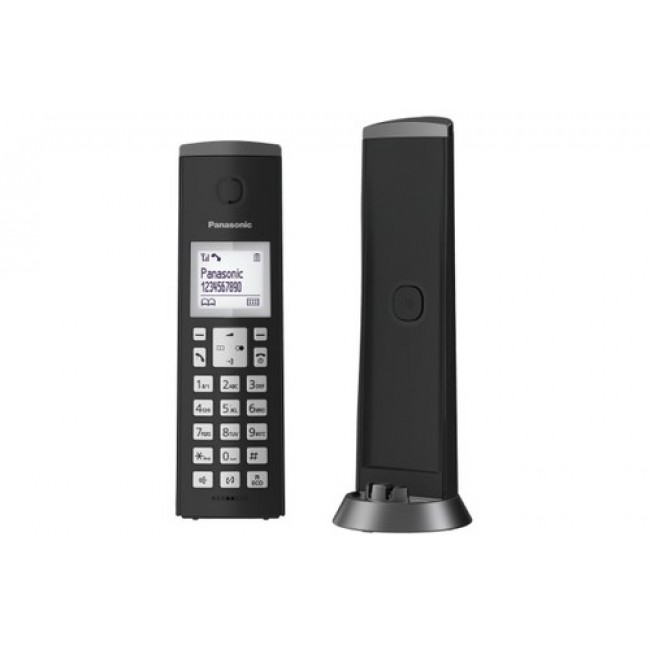 Panasonic KX-TGK210FXB telephone DECT telephone Caller ID Black Panasonic KX-TGK210FXB telephone DECT telephone Caller ID Black