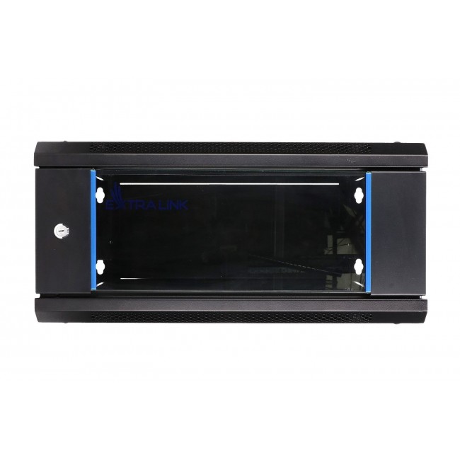Extralink Rackmount cabinet 4U 600x450 Black wall mounted