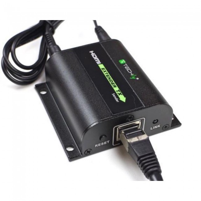 Techly Extender HDMI Full HD on cable Cat.5E / 6 / 6A / 7 max 60m Autoregulated IDATA EXT-E70I Techly Extender HDMI Full HD on cable Cat.5E / 6 / 6A / 7 max 60m Autoregulated IDATA EXT-E70I