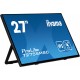 iiyama ProLite 27 Optical Bonded PCAP 10pt touchscreen monitor with IPS panel technology, edge-to-edge glass design, anti-fingerprint coating and a flexible stand