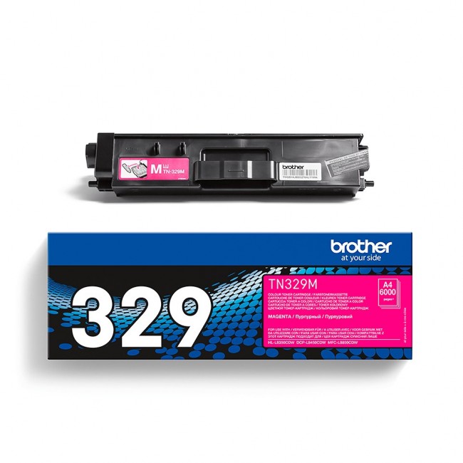 Brother TN-329M toner cartridge 1 pc(s) Original Magenta Brother TN-329M toner cartridge 1 pc(s) Original Magenta