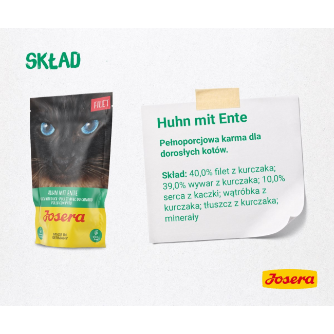 JOSERA Multipack - chicken, duck, salmon - 6x70 g