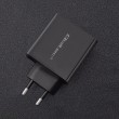 Qoltec 51717 Charger | 45W | 5-20V | 2.25-3A | USB type C PD | USB | Black