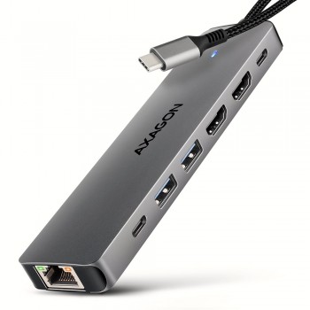 AXAGON HMC-7HX2 USB Hub, 2x USB-A, 1x USB-C