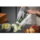 GEFU 10761 manual grater/spiralizer Box grater Black, Silver