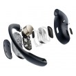 SHOKZ OpenFit Air Headset Wireless Ear-hook Calls/Music/Sport/Everyday Bluetooth Black