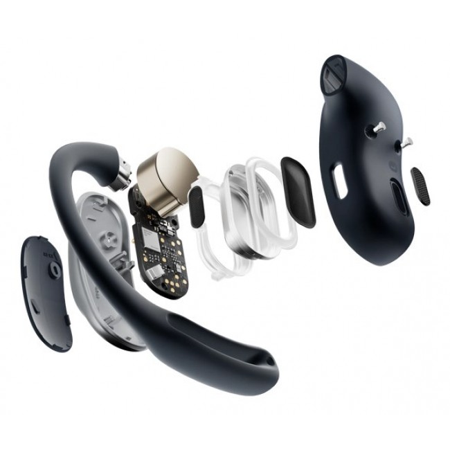 SHOKZ OpenFit Air Headset Wireless Ear-hook Calls/Music/Sport/Everyday Bluetooth Black
