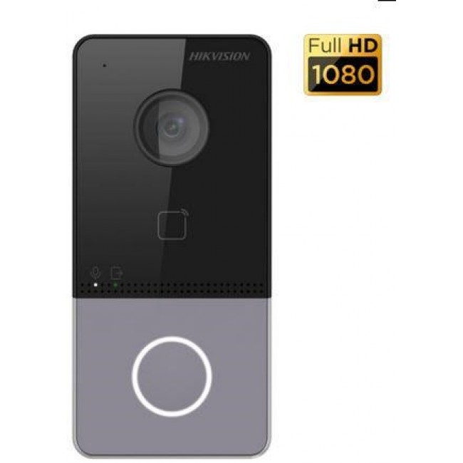 Hikvision DS-KV6113-WPE1(C) video intercom system 2 MP Black, Grey