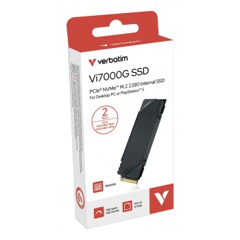 Verbatim Vi7000G PCIe NVMe M.2 SSD 2TB The Ultimate Gaming Solution