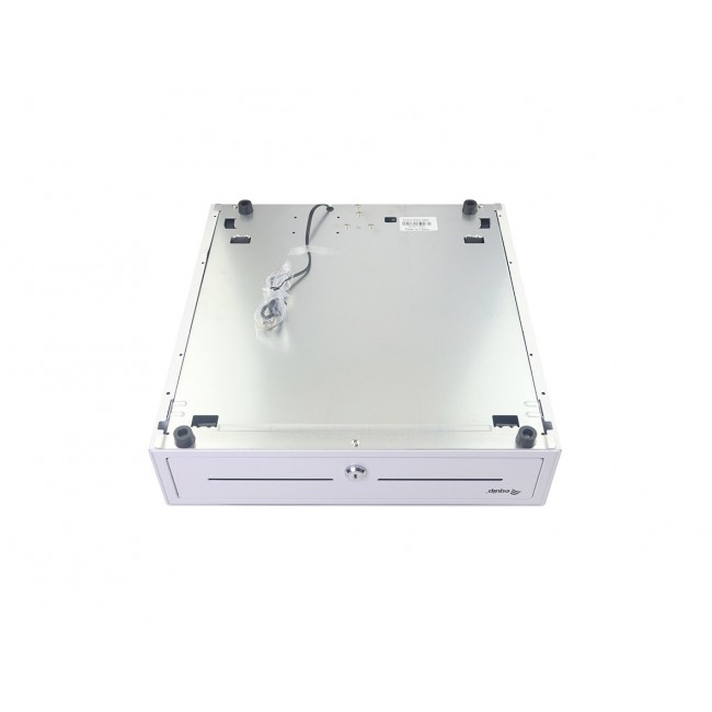 Equip Cash Register Drawer for Point of Sale (POS) System, 4 Bill/8 Coin Compartments, Removable Coin Slots, RJ11 connector