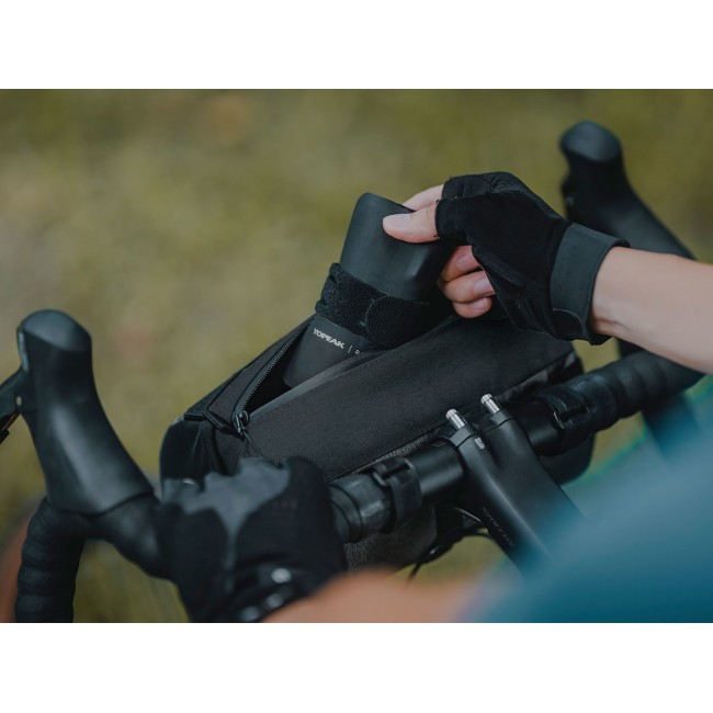 Topeak Tubular BarBag Front Bicycle bag 3.8 L Polyester Black