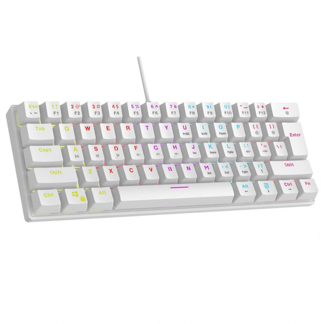 RAMPAGE PLOWER K60 Mechanical Keyboard White RAMPAGE PLOWER K60 Mechanical Keyboard White