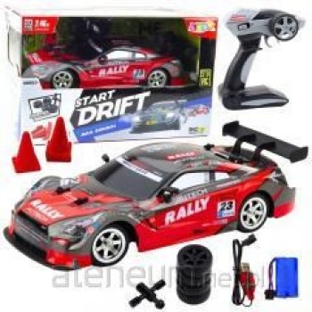 Samoch d Wy cigowy Auto Do Driftu RC Czerwono Czarny 30km/h 1:16