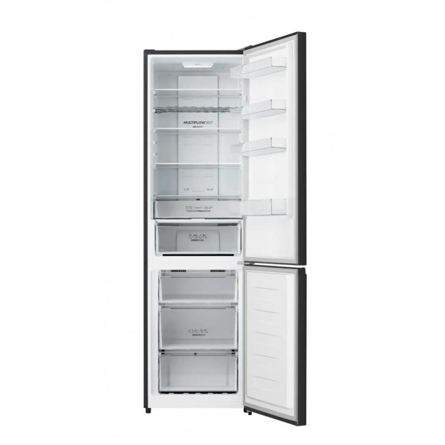 Gorenje NRK620EABK4 Freestanding fridge freezer 336 L Black