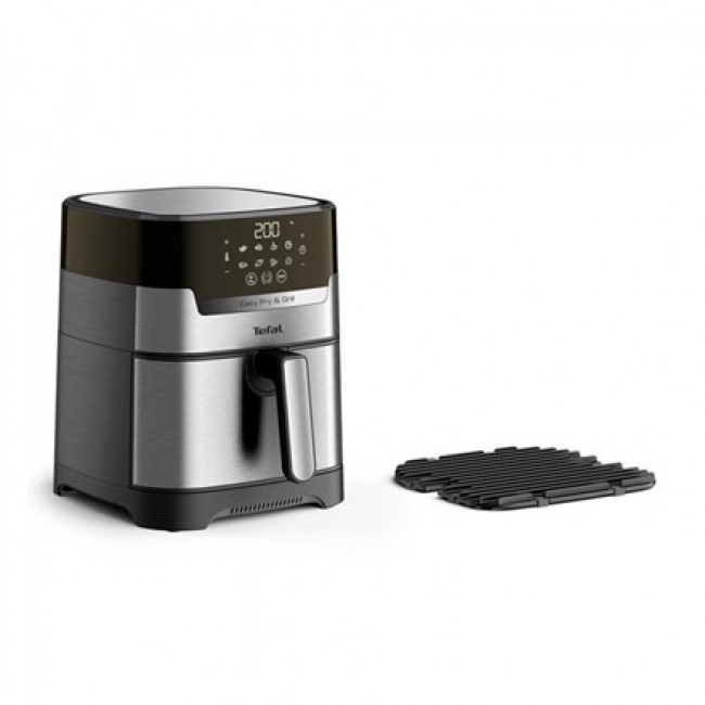 Tefal Easy Fry & Grill EY505D Single 4.2 L Stand-alone 1550 W Hot air fryer Stainless steel Tefal Easy Fry & Grill EY505D Single 4.2 L Stand-alone 1550 W Hot air fryer Stainless steel