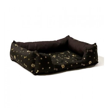 GO GIFT Dog bed XXL - brown - 90x63x16 cm