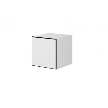 Cama full storage cabinet ROCO RO5 37/37/39 white/black/white