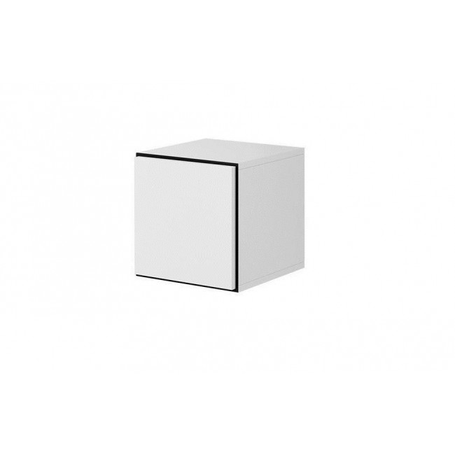 Cama full storage cabinet ROCO RO5 37/37/39 white/black/white