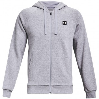 Under Armour Men's Rival Fleece FZ Hoodie Light Grey 1357111 011