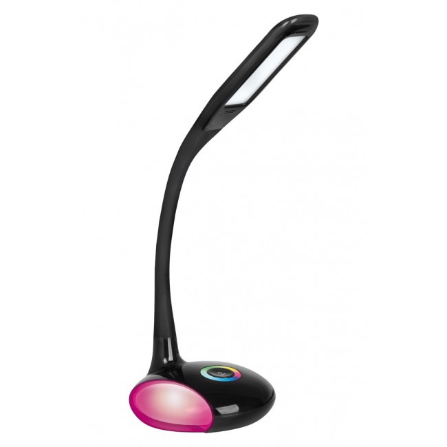 Activejet LED desk lamp VENUS BLACK with RGB base Activejet LED desk lamp VENUS BLACK with RGB base
