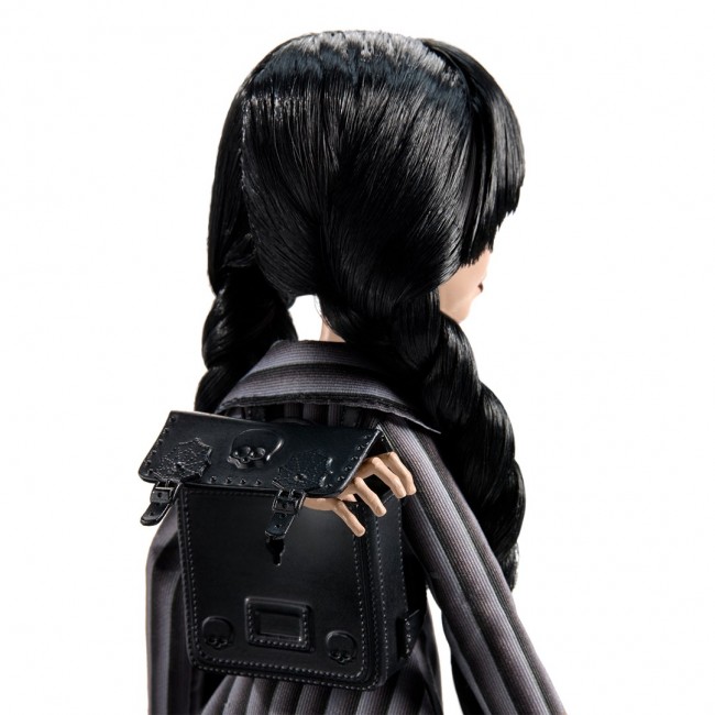 Monster High Wednesday Collectible Doll, Wednesday Addams in Nevermore Academy Uniform with Thing Monster High Wednesday Collectible Doll, Wednesday Addams in Nevermore Academy Uniform with Thing