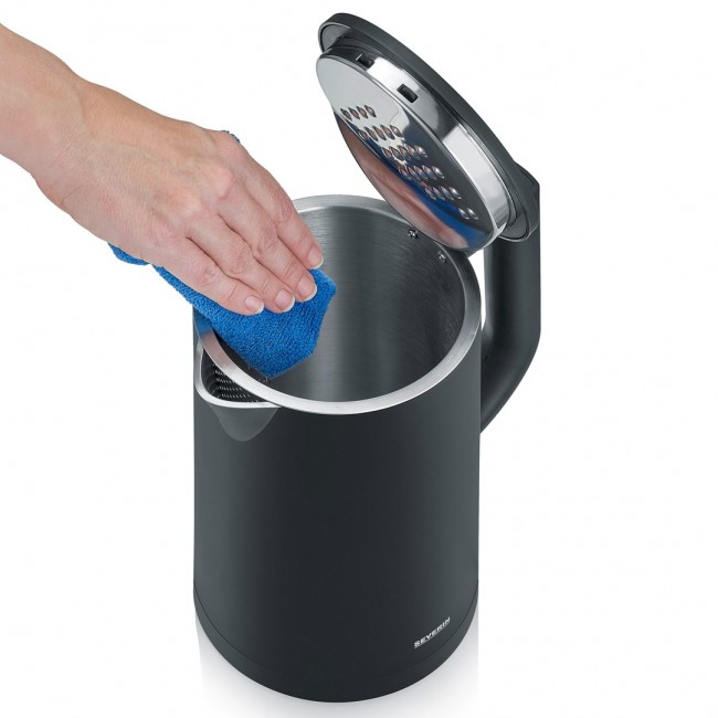 Severin WK 3483 electric kettle 1.7 L 2200 W Black