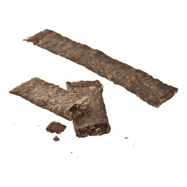 PETITTO Monoprotein meat strips Beef with black cumin - dog treat - 400g