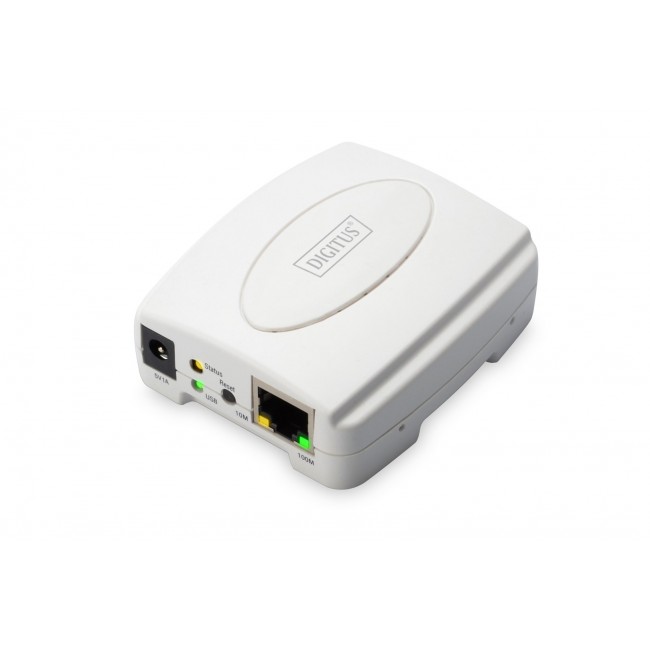 Digitus Fast Ethernet Print Server, USB 2.0 Digitus Fast Ethernet Print Server, USB 2.0