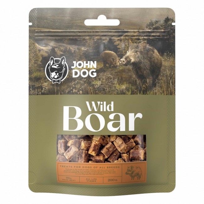 JOHN DOG Wild Boar - dog treat - 200g