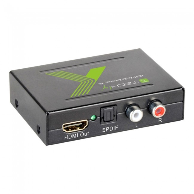 Techly Audio Extractor HDMI SPDIF + RCA R/L IDATA HDMI-EA Techly Audio Extractor HDMI SPDIF + RCA R/L IDATA HDMI-EA