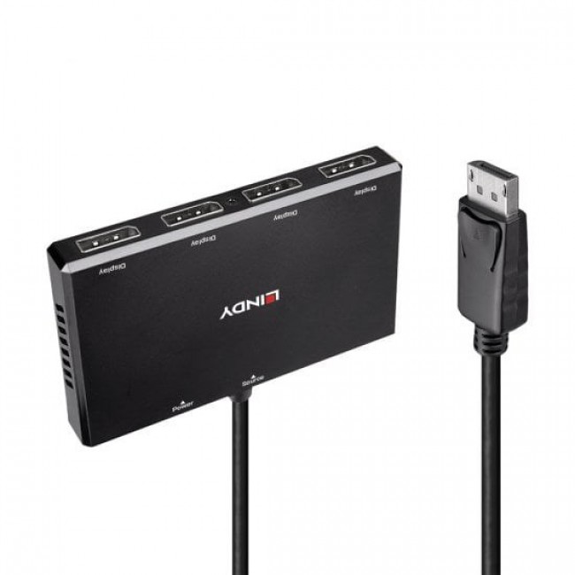 Lindy 4 Port Display Port 1.2 MST Hub