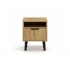 SCANDI 1S SLIM OAK ARTISAN BEDSIDE TABLE