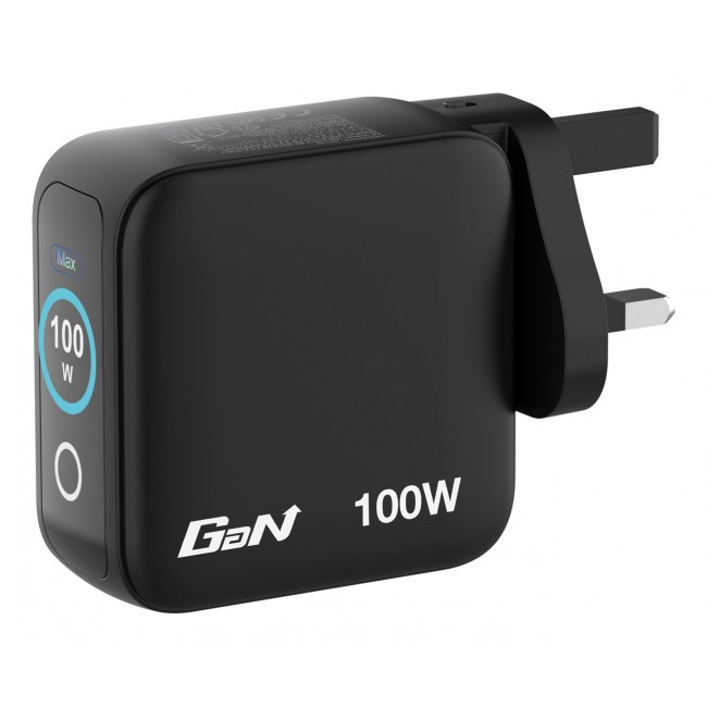Verbatim Mini GaN Charger 100W with Display