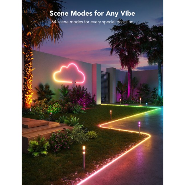 Govee H61A8 Outdoor Neon LED Strip Lights 10m with Wi-Fi, Bluetooth and RGBIC