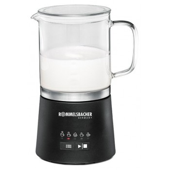 Rommelsbacher MS 625 milk frother/warmer Automatic milk frother/warmer Black, Stainless steel