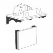 Maclean Folding Wall Shelf Bracket, min. 350 mm, max. 700 mm, max. 50 kg, 2 pieces, MC-196