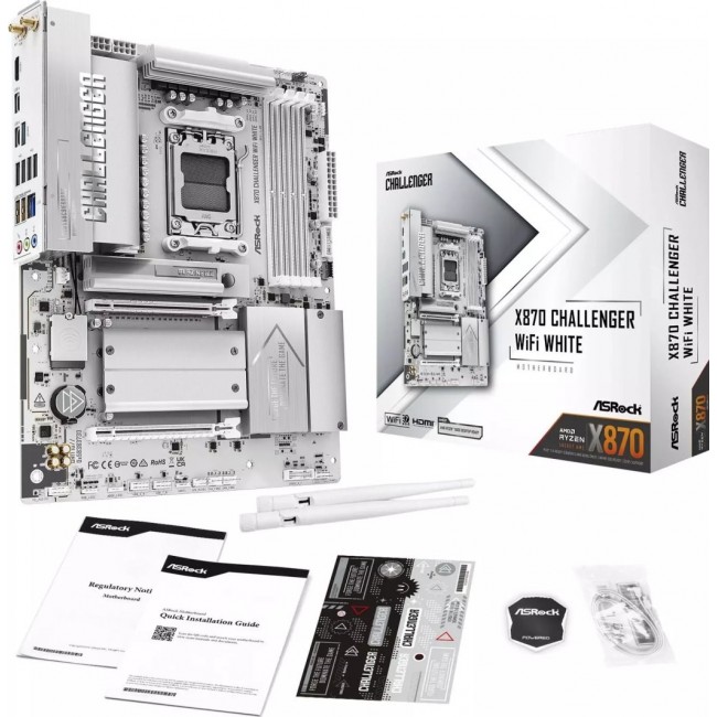 Asrock X870 CHALLENGER WIFI WHITE motherboard Asrock X870 CHALLENGER WIFI WHITE motherboard