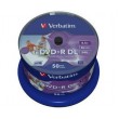 Verbatim DVD+R Double Layer Wide Inkjet Printable 8x