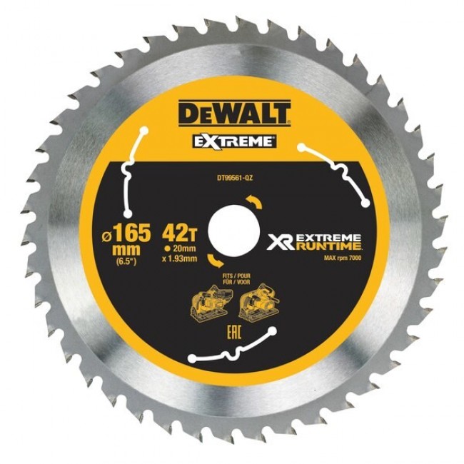 DeWALT DT99561-QZ circular saw blade 16.5 cm 1 pc(s) DeWALT DT99561-QZ circular saw blade 16.5 cm 1 pc(s)