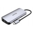UNITEK D1122A01 interface hub 2 x USB 3.2 Gen 2 (3.1 Gen 2) Type-C 1000 Mbit/s Grey